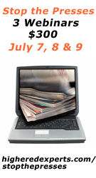 Stop the Presses Webinar Series